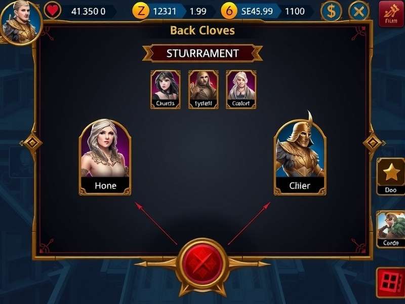 Gambit Glory gameplay screenshot showing strategic interface