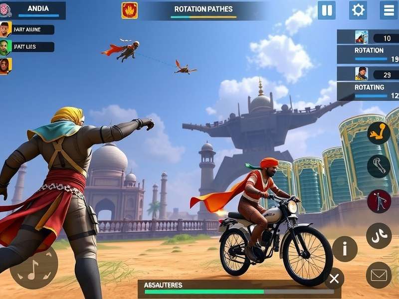 BGMI Supreme Guardian strategy map showing optimal rotation paths and positioning