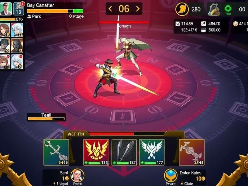 Epic Duel Conquest character customization screen showing various equipment options