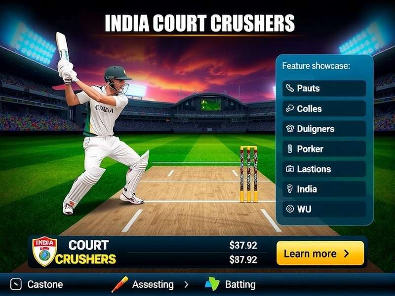India Court Crushers Game Interface