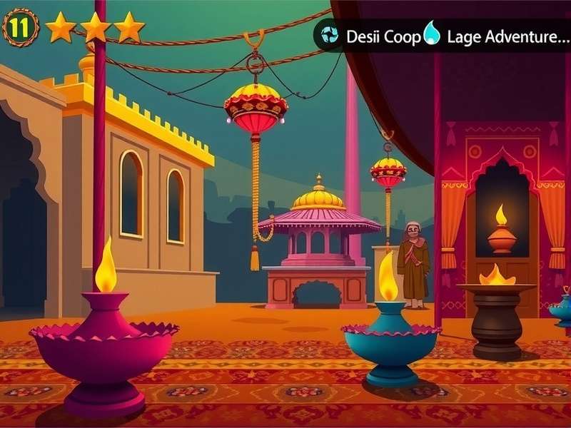 Desi Coop Adventure cultural festival scene