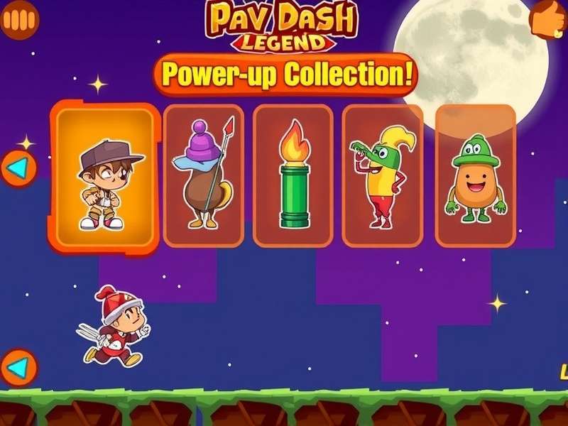 Pav Dash Legend Power-up Collection