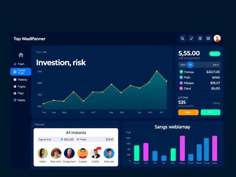Top Wealth Planner gameplay interface showing investment dashboard