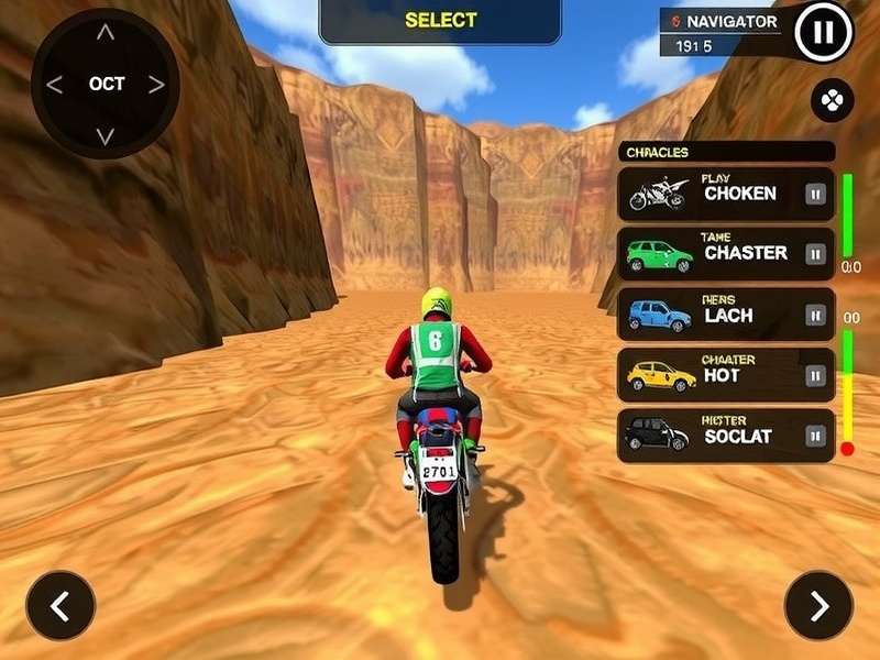 Ace Daredevil Canyon Cross gameplay screenshot showing canyon navigation