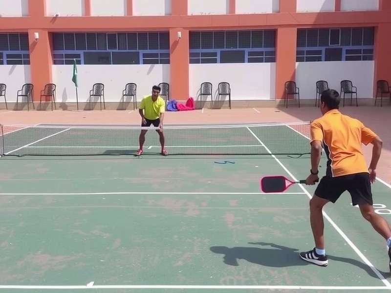 Bharat Paddle Dominator court dimensions and markings