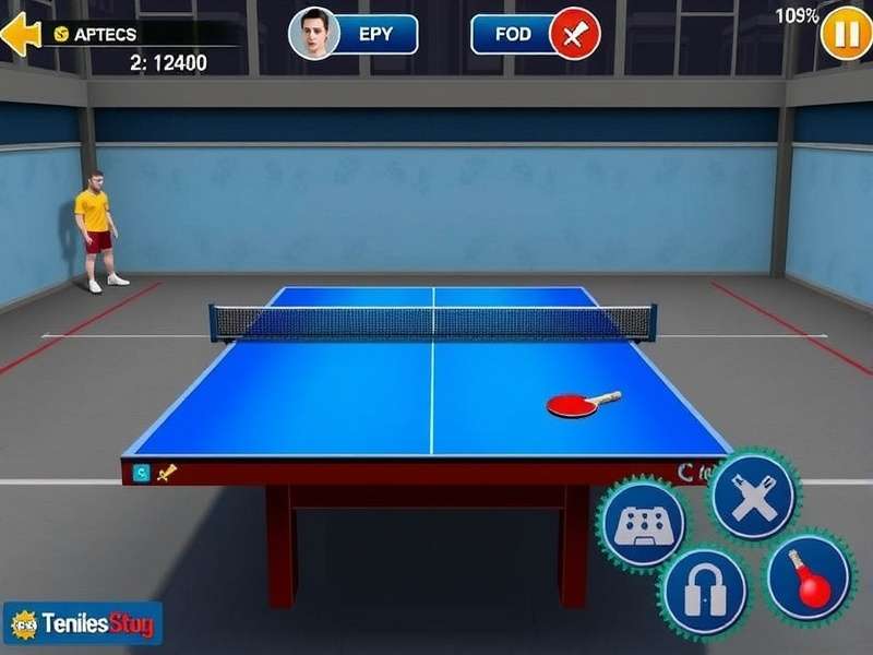 Super Star Table Tennis India Control Layout