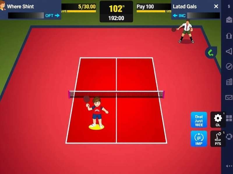 Super Star Table Tennis India Game Screenshot