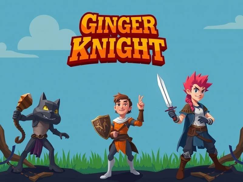 Ginger Knight Combat Game Main Screen