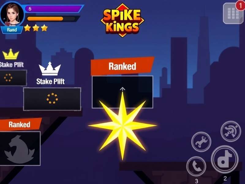 Spike Showdown Kings gameplay screenshot showing character action