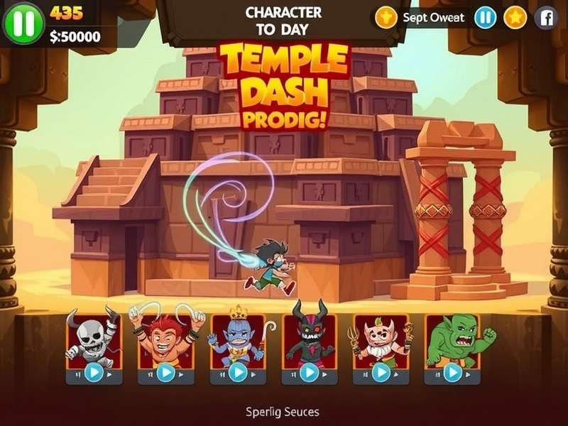 Temple Dash Prodigy character performing special moves with visual effects