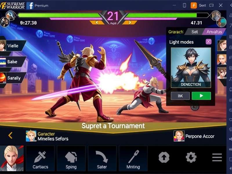 FF Supreme Warrior Premium gameplay screenshot showing intense battle action