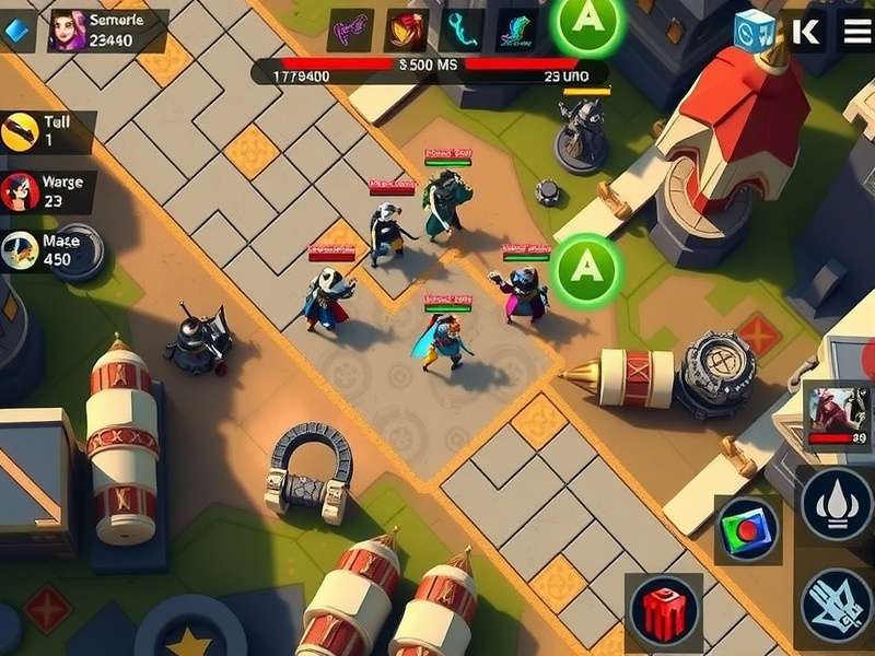 Fennel Battleground Heroes gameplay screenshot showing team battle