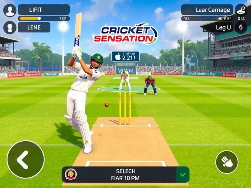 Virtual Cricket Sensation Gameplay