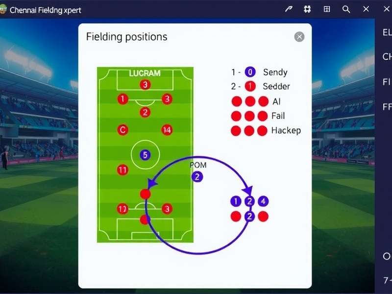Chennai Fielding Expert training mode interface