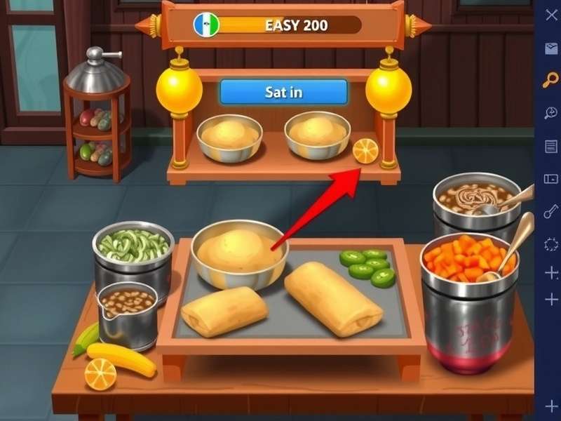 Chaat Legend Saga gameplay screenshot showing food preparation