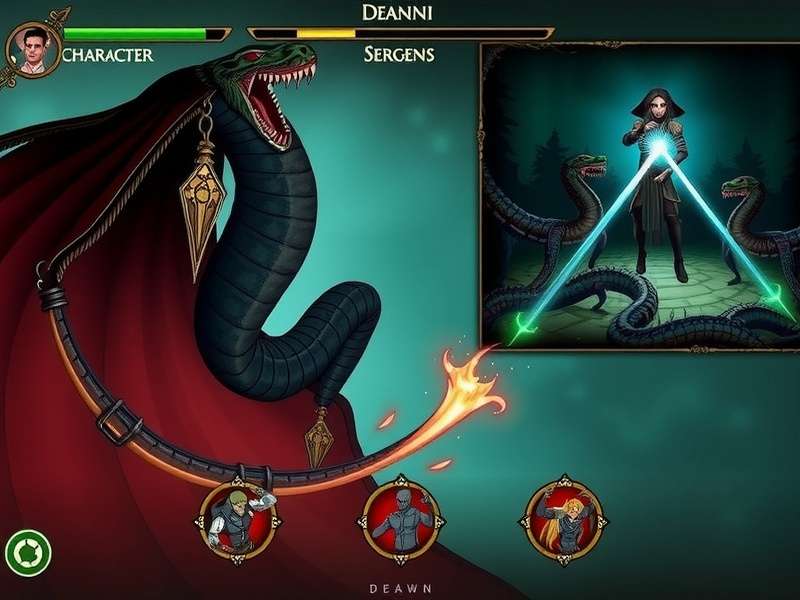 Nagini Nightmare character selection screen with multiple serpent avatars
