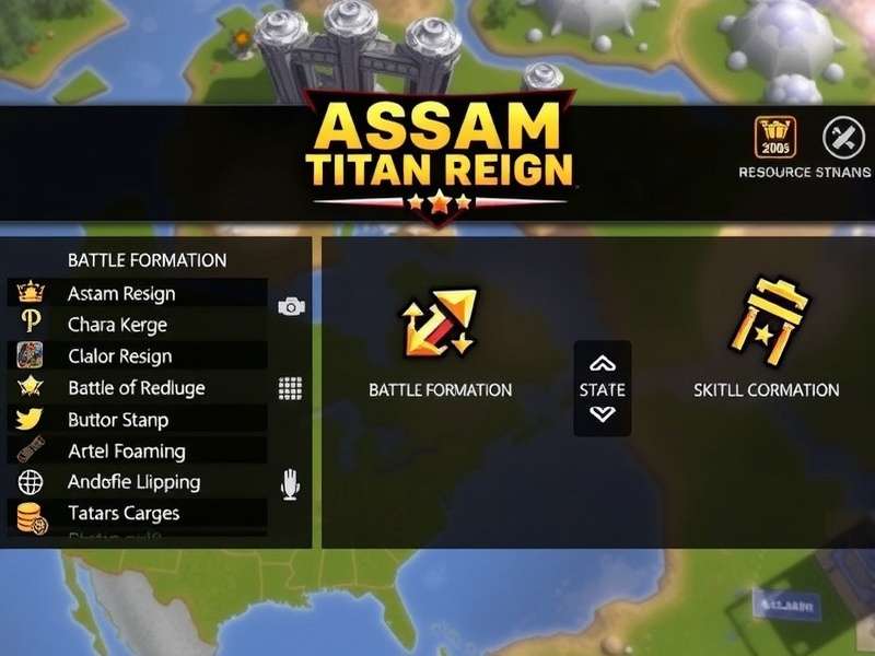 Assam Titan Reign Resource Management Interface