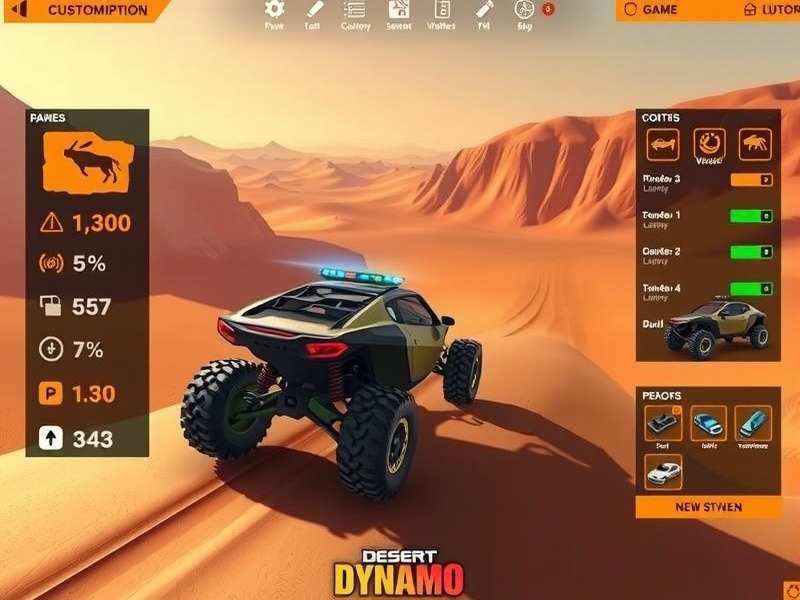 Desert Dynamo development team working on game design