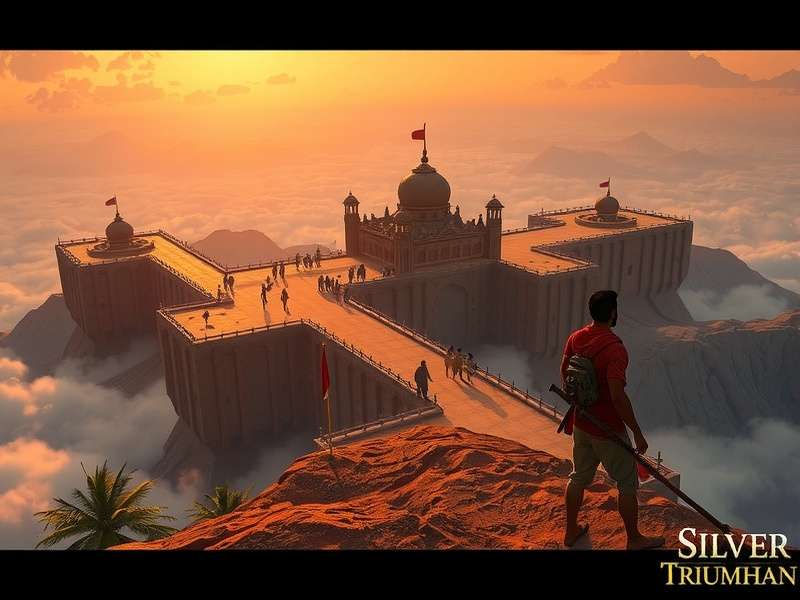 Silver Saffron Triumphant gameplay showcasing Indian landscapes