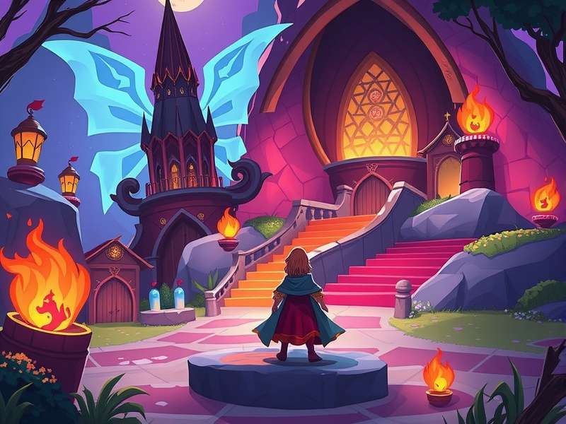 Key story locations in Misty Monarchs Sorcerer world