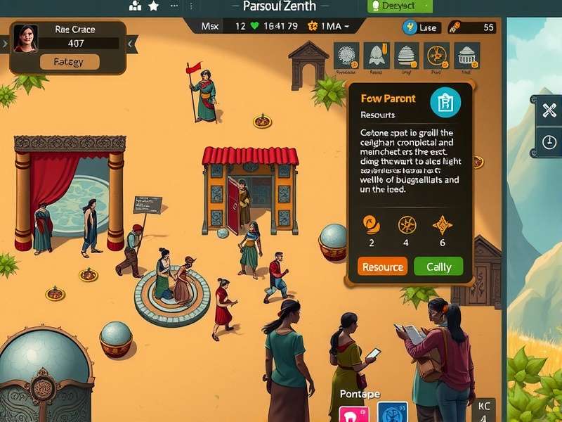 Rasgulla Zenith gameplay screenshot showing cultural elements