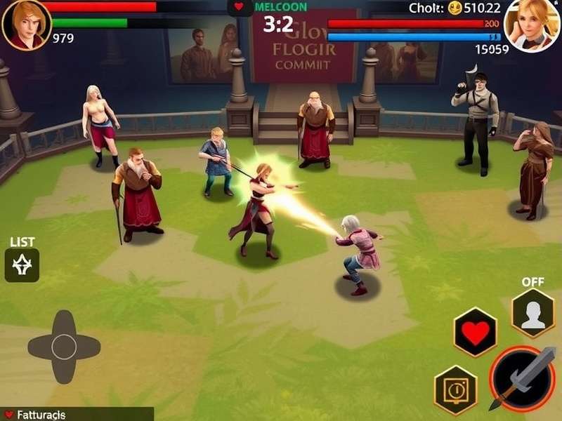 Katihar Glory Combat gameplay screenshot showing intense fighting action