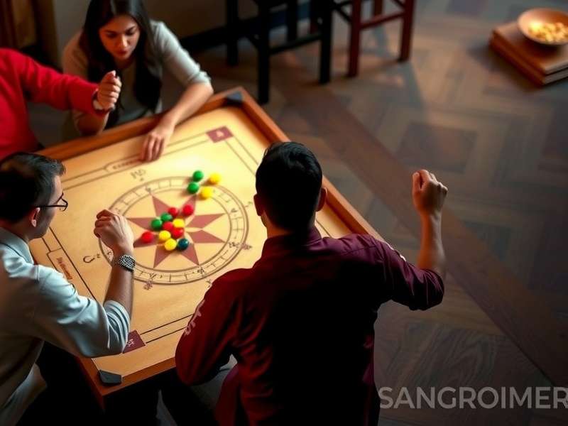 Carrom Vanquisher scoring diagram