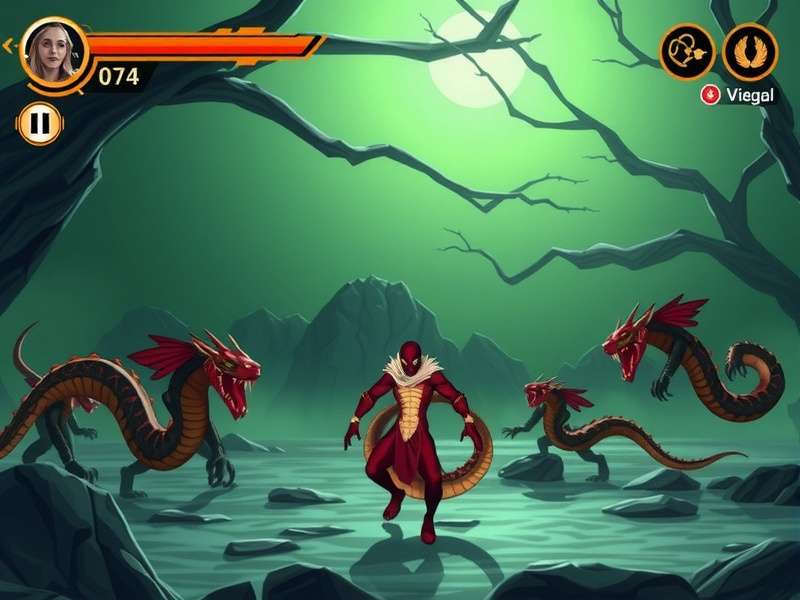 Nagini Nightmare gameplay screenshot showing serpent character in mystical environment