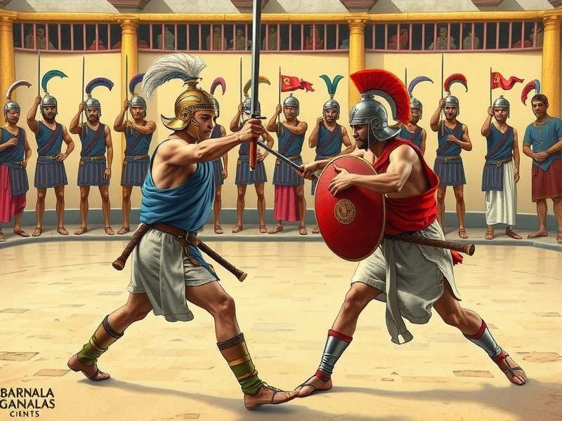 Traditional Barnala Gladiators Fight arena and equipment