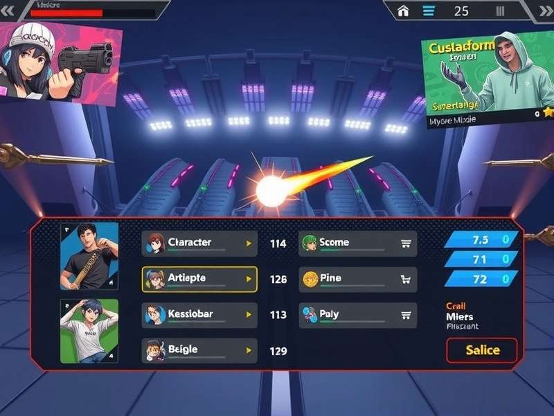 Mysore Missile character selection screen