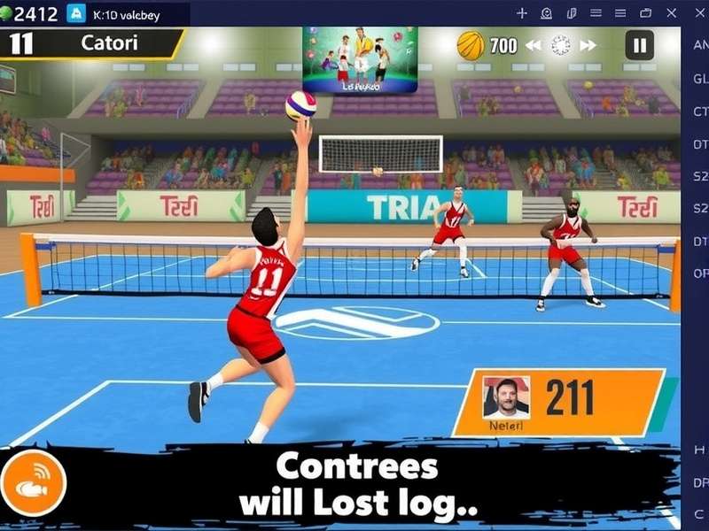 Volleyball Ace Legend India Game Screenshot