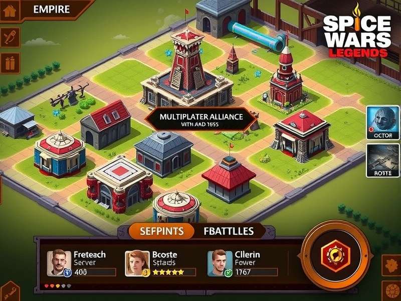 Spice Wars Legends battle strategy interface