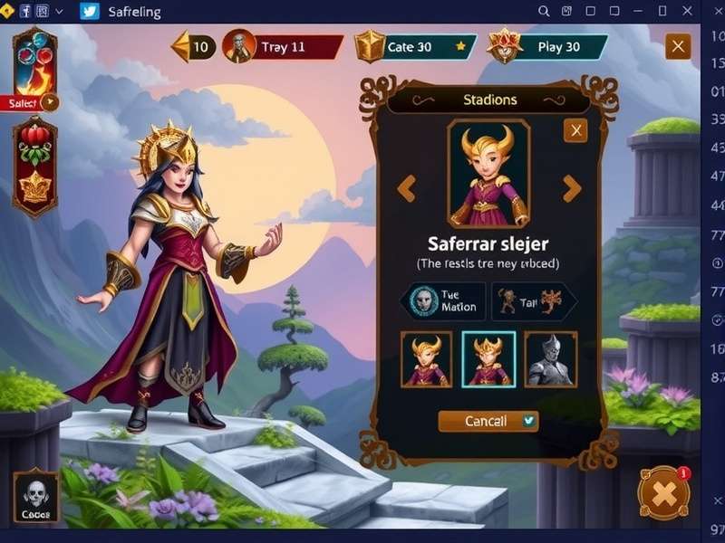 Saffron Surge Sovereign kingdom building interface