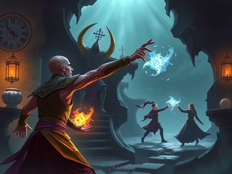 Shadow Warlock Legacy combat gameplay showing spell effects