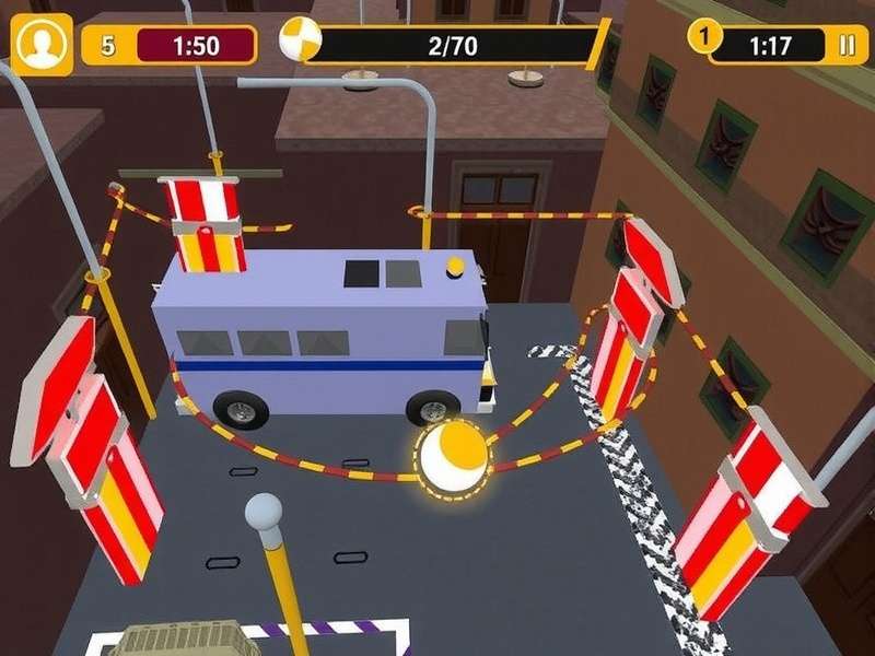 Urban Ball Enigma strategy guide showing optimal ball trajectories