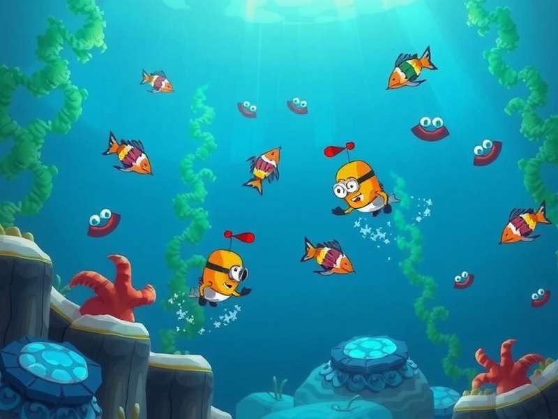 Minion Ocean Saga underwater gameplay scene