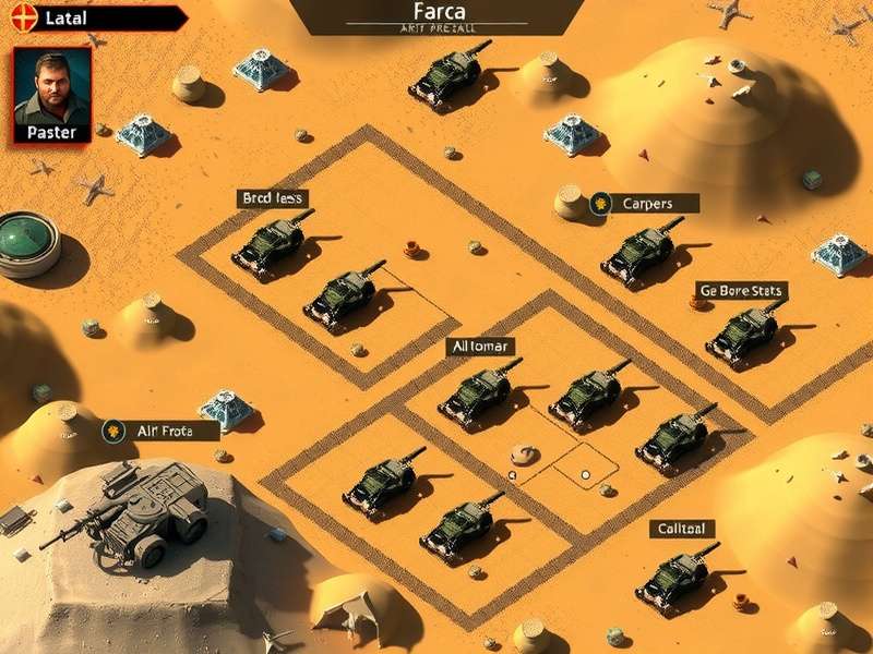 Arid Zone Assault character selection screen