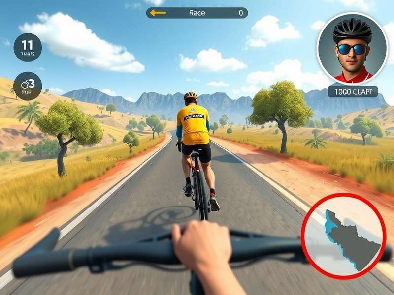 Indian Cycling King character customization screen