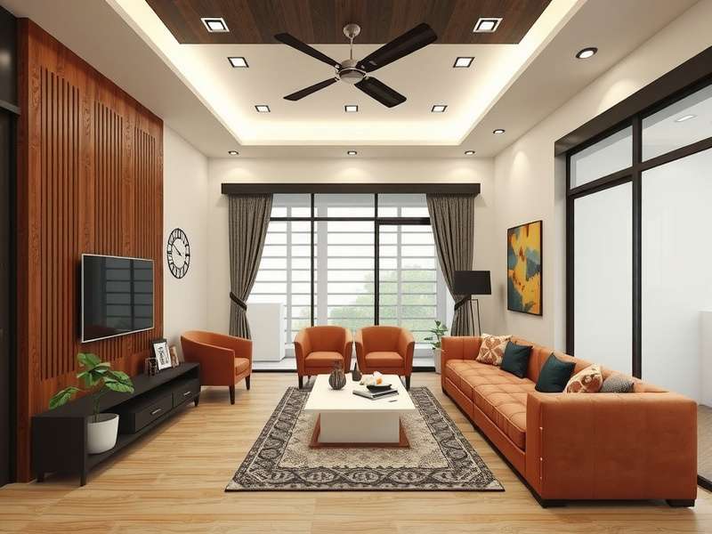 Fusion interior design in Classy Residence Designer