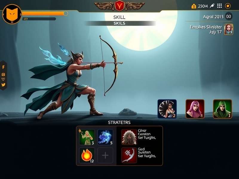 Archero Vanguard Elite strategy guide showing skill combinations