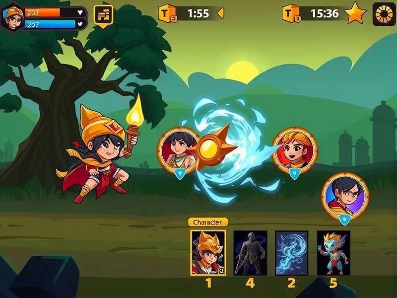 Charge Patna Storm character selection screen