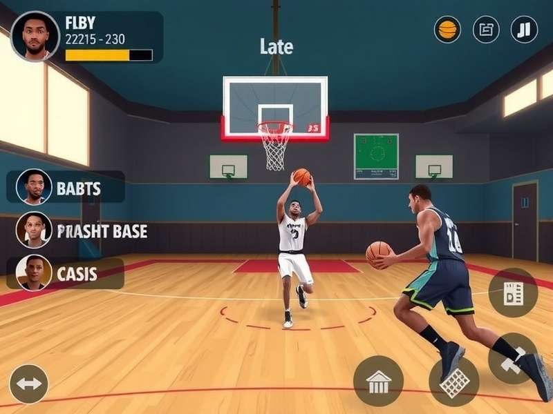 Bombay Layup Pro gameplay screenshot showing basketball action