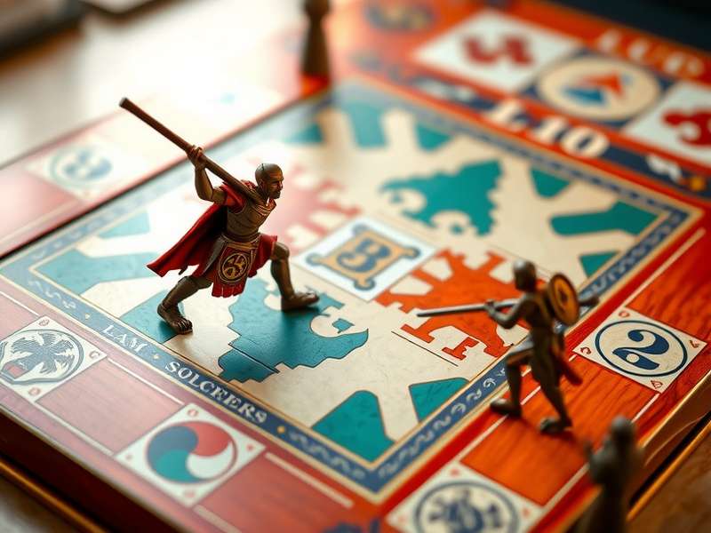 Ludo Warrior Sovereign Game Board