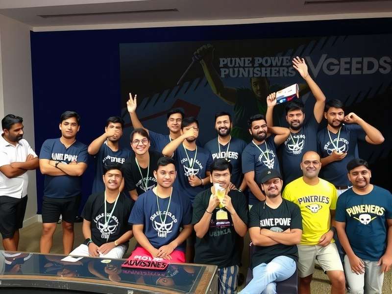 Pune Power Punishers early team photo from 2018