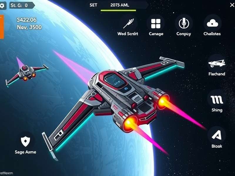 Orbital Outlaw spacecraft customization interface