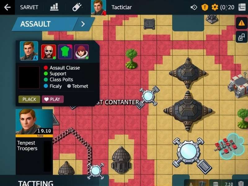 Assault class character in Tempest Troopers