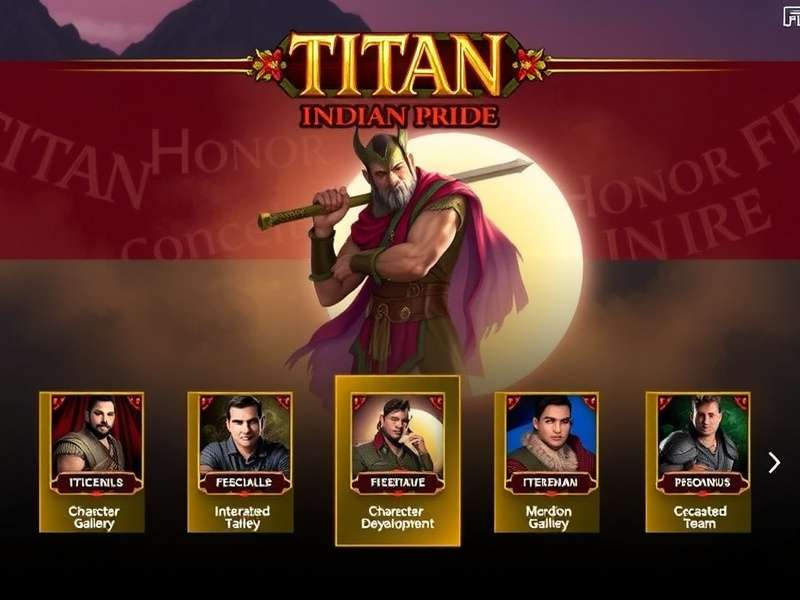 Titan Honor Indian Pride Game Main Screen