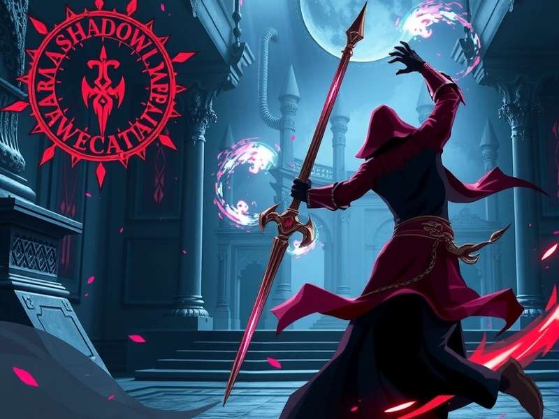 Shadow Warlock Legacy game visual showcasing dark fantasy environment