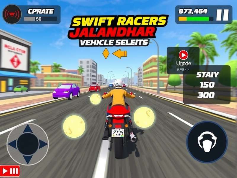 Swift Racers Jalandhar upgrade interface
