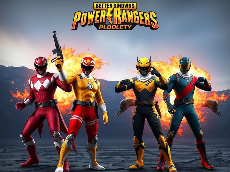 PUBG Power Rangers team strategy coordination